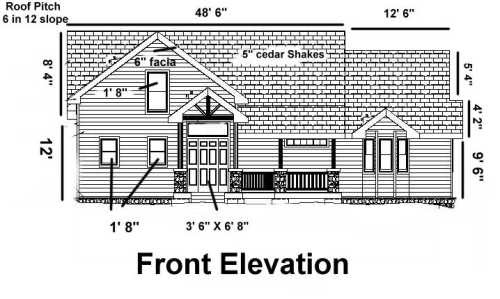 What is Front Elevation