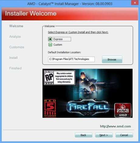 install driver catalyst5