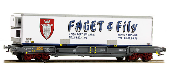 LS Models 30300 Faget Containertragwagen H0 Modellbahn Katalog