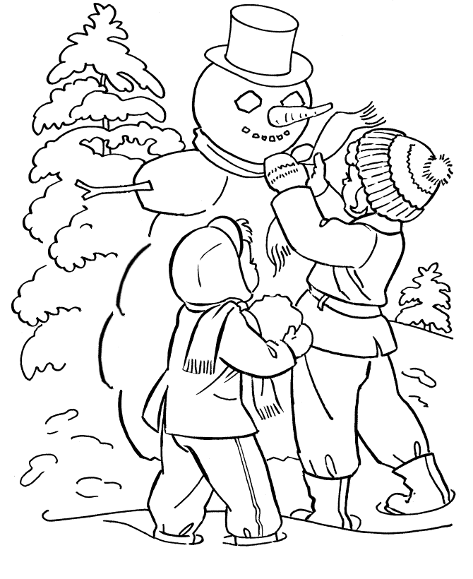 free winter coloring pages for preschool download free clip