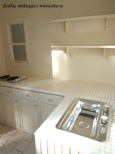 キッチンのドールハウス出来上がりました Creating A Happy Miniature