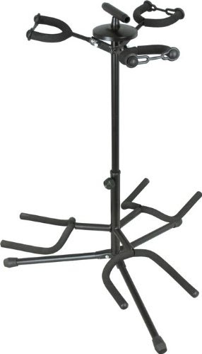Musician's Gear Triple Guitar Stand Black On Sale