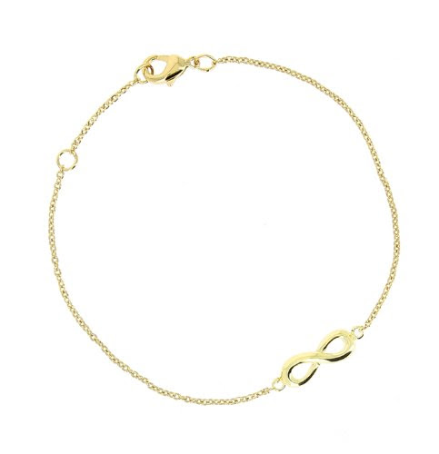  Eliot - 50952 - Eternity - Bracelet Femme - Plaqué Or - Motif Infini - 19 cm
