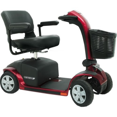 Pride Victory 10 4-Wheel Scooter - Candy Apple Red - S710-RED On Sale