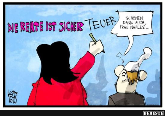 Die Rente ist sicher.. | Lustige Bilder, Sprüche, Witze ...