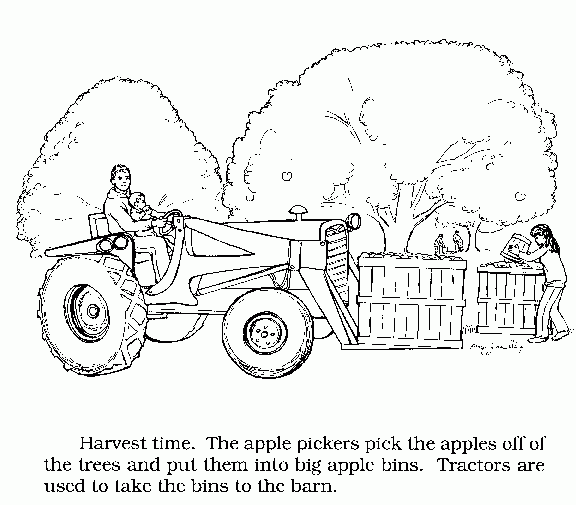 Apple Orchard Coloring Book Page Tuttle Orchards Inc