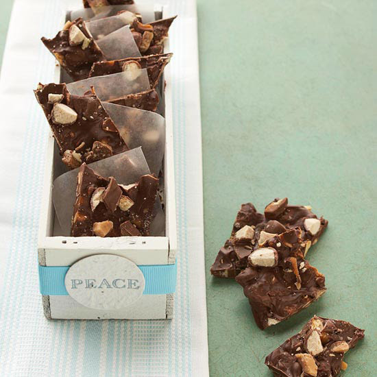 Dark Chocolate Candy Bark