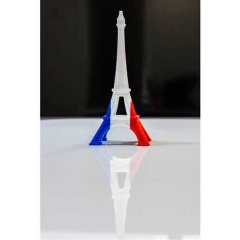 printable multi color eiffel tower french flag