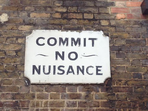 Commit No Nuisance Sign