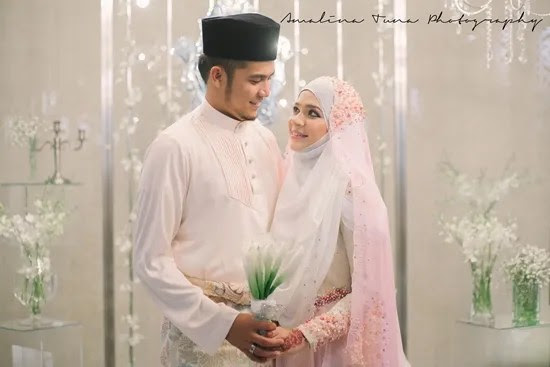 gambar nikah diana amir dan habib