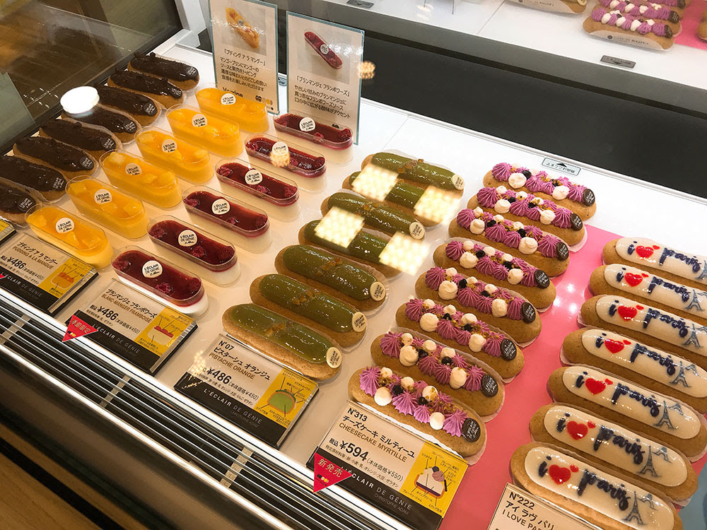 エクレア屋さんレクレール ドゥ ジェニ モロゾフ高島屋大阪店デパ地下には宝石みたいにキラキラしたスイーツがいっぱい おすすめパン スイーツ