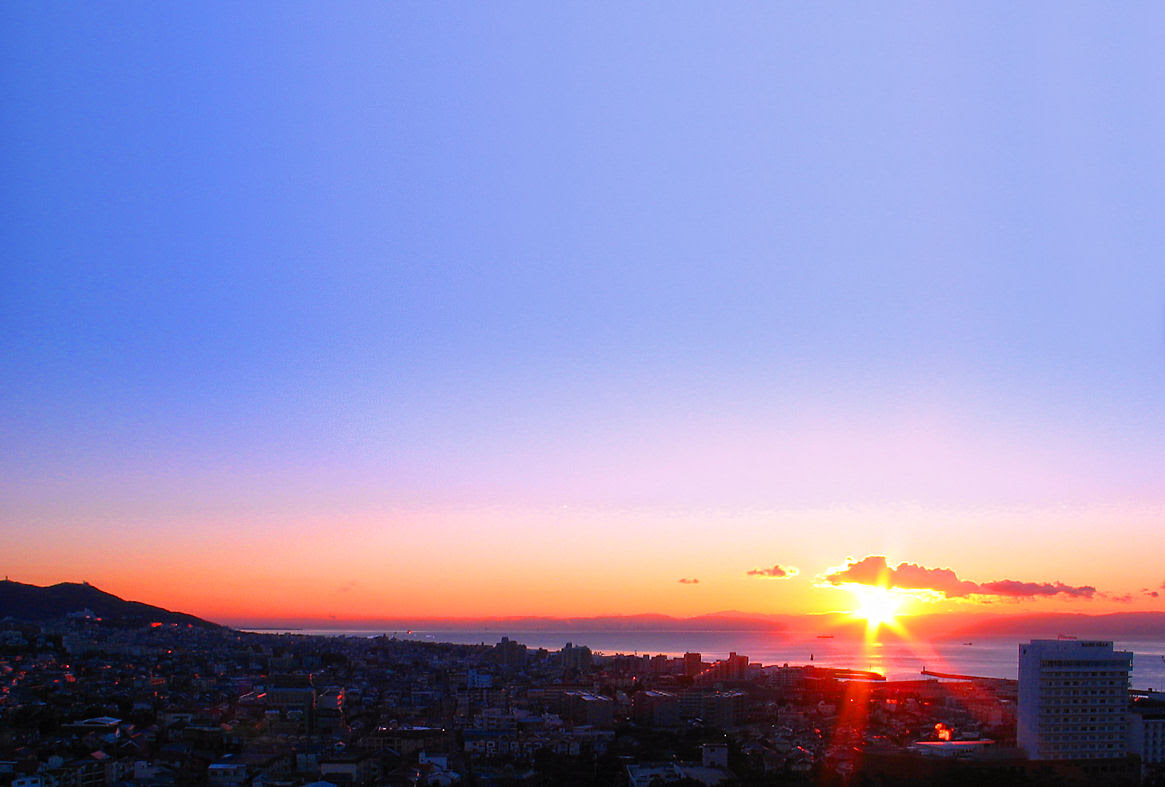 年賀状無料写真素材 無料ダウンロード 初日の出