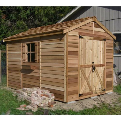 Lifetime Sheds: Cedar Shed 8 x 12 ft. Rancher Storage Shed Discount !!