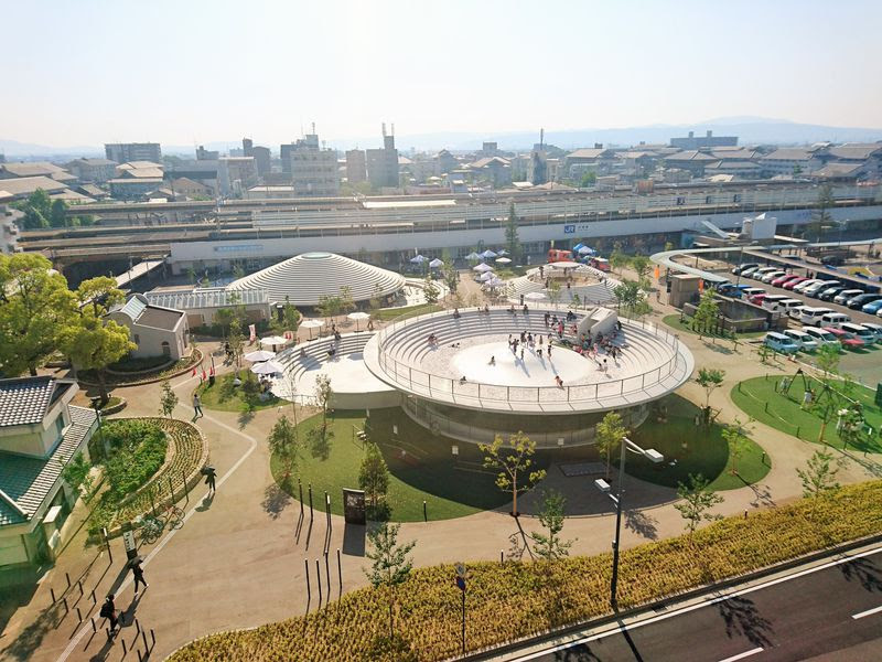 ここも あそこも無料 子供の遊び場 天理駅前広場コフフン 奈良県 トラベルjp 旅行ガイド