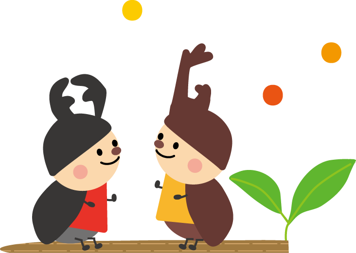 クワガタのイラスト 無料イラスト素材