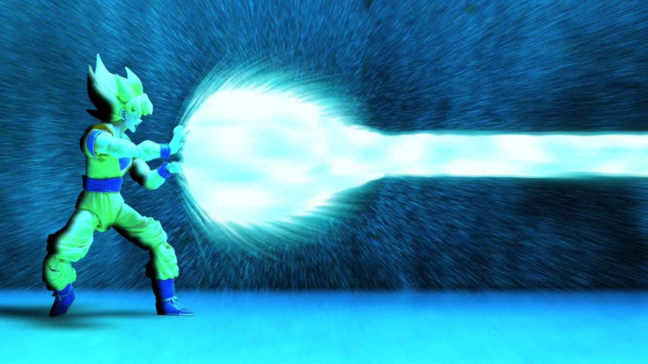 Dragon Ball Z - Stop motion - Kamehameha - Son Goku vs ...