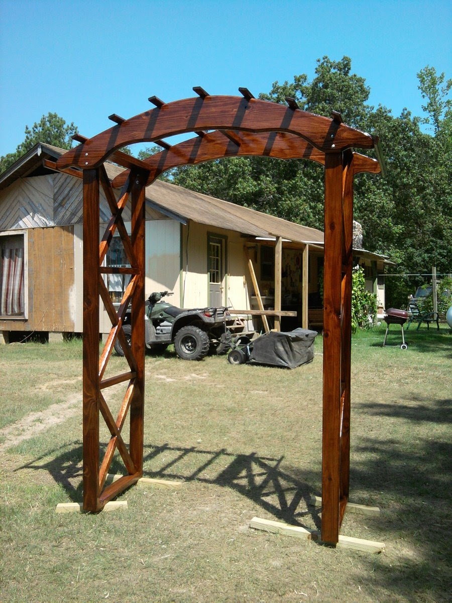 Wooden Wedding Arbor Plans PDF Plans