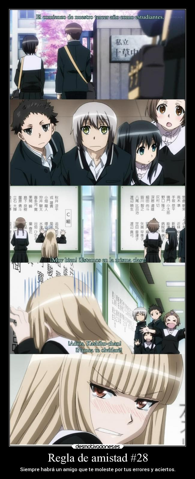 Regla De Amistad 28 Desmotivaciones