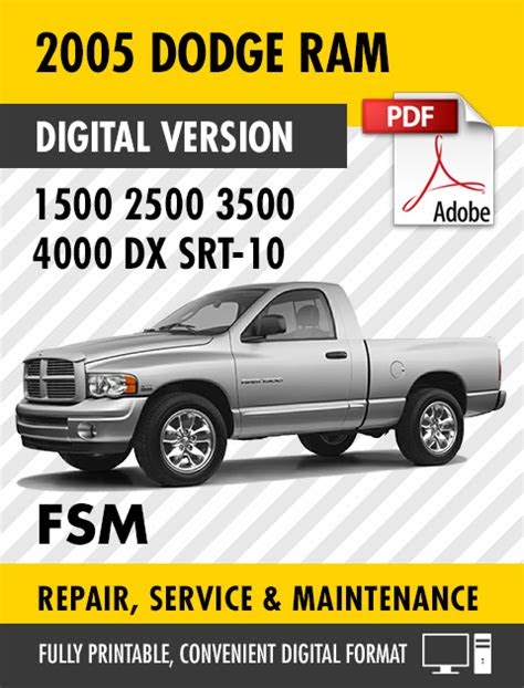 eBook Dodge Ram Pickup 2005 Factory Service Repair Manual