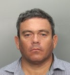 Agustín Bejarano, tras ser detenido por la policía de Hialeah