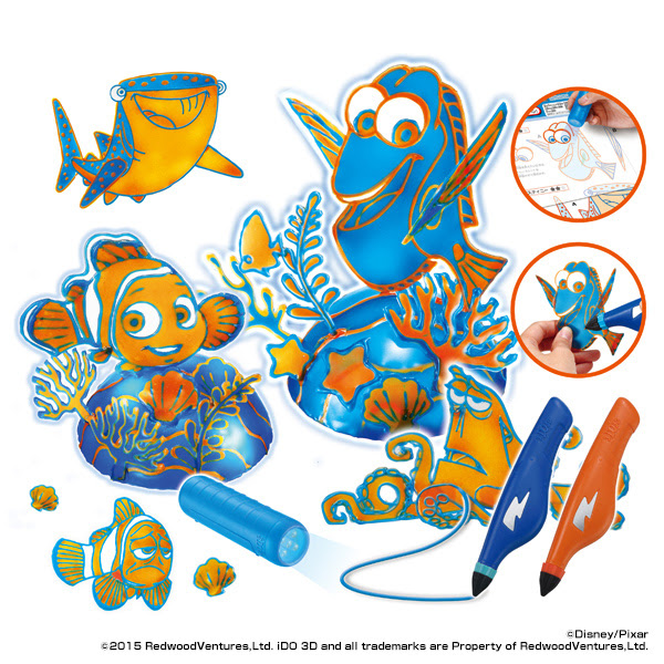 ３ｄドリームアーツペン ファインディング ドリーセット ２本ペン 商品情報 メガトイ メガハウスのおもちゃ情報サイト