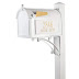 White Aluminum Mailbox Post : 4850 Cast Aluminum Mailbox - Check spelling or type a new query.