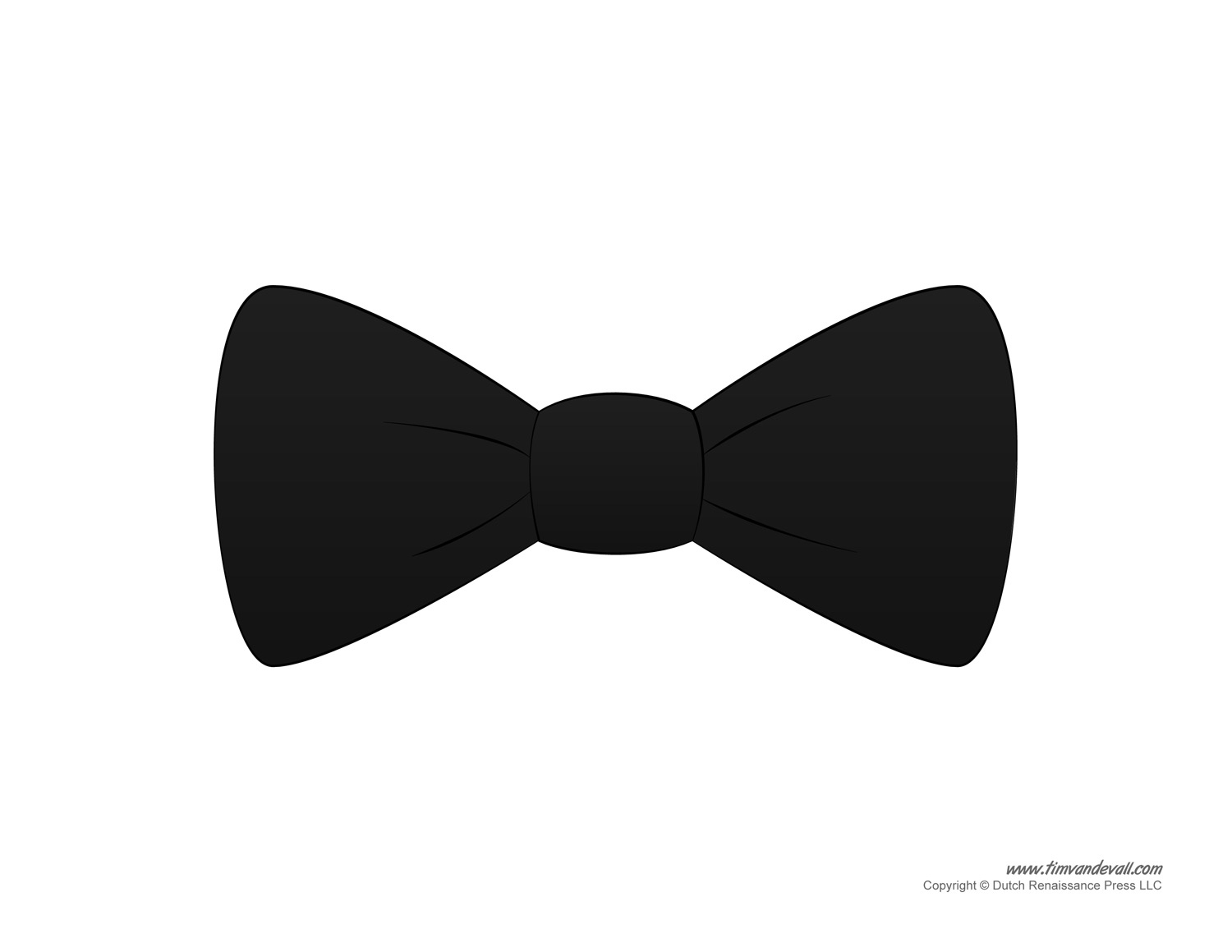 printable bow tie clipart best