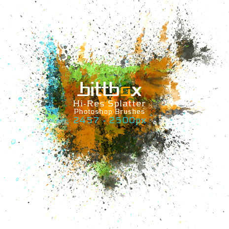 photoshop brushes download. Splatter Photoshop Brushes