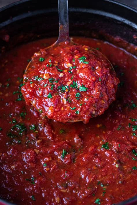Recycling of cardboard cases is encouraged where acceptable. Homemade Italian Marinara Sauce Recipe | simply ceecee