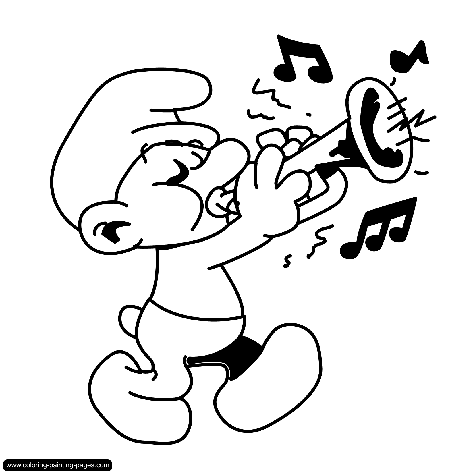 Coloriage schtroumpf gratuit dessin a imprimer 137