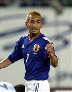 代表初ゴールを決めた金崎夢生（ロイター）