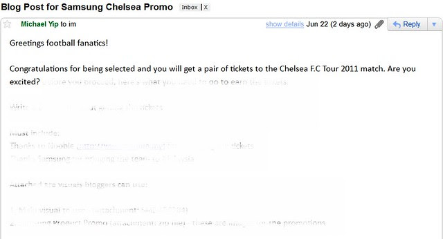 Samsung Bringing In Chelsea