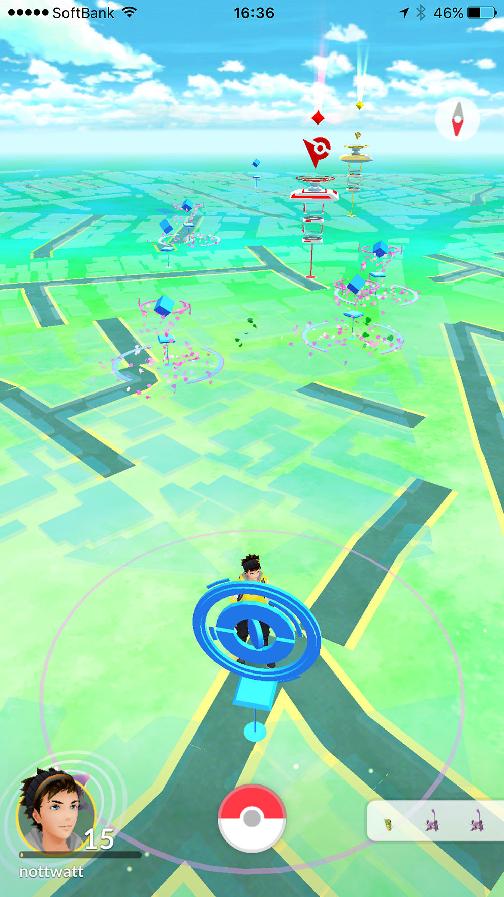 上新庄でポケモンgo 上新庄駅北口付近でレア度が高い カビゴン ゲットだぜ 号外net 東淀川区