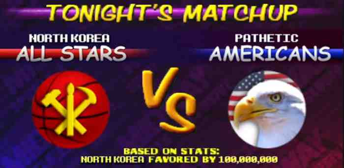 NKBA Kim Jong Un & Dennis Rodman Video Game
