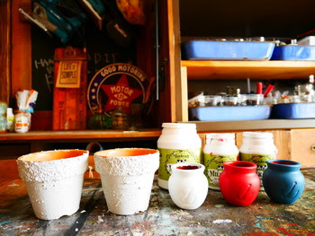 ホームセンターによくある素焼き鉢にザラザラペイント 収納家具 小物の口コミ評判感想まとめ速報