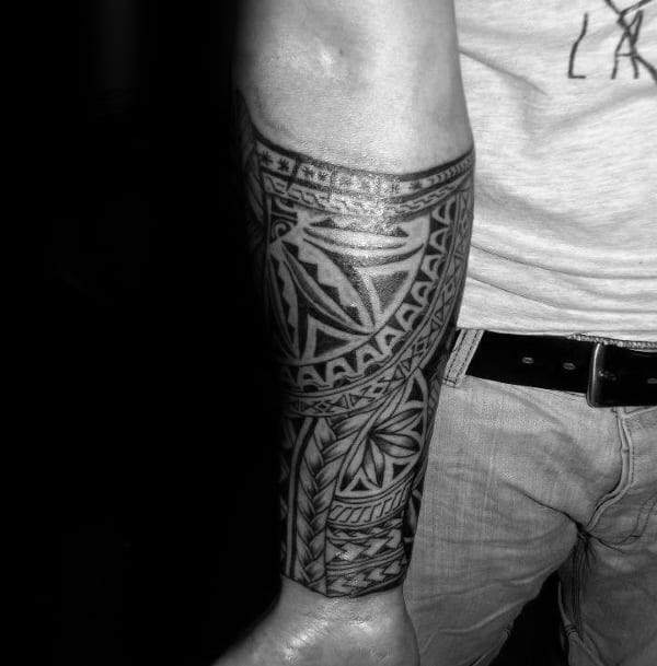 mens tribal arm tattoo designs