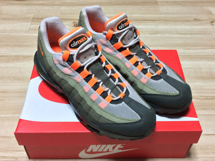 購入レビュー ナイキ エア マックス 95 Og Total Orange を買ってみた サイズ感 おすすめ 通販 ブログ