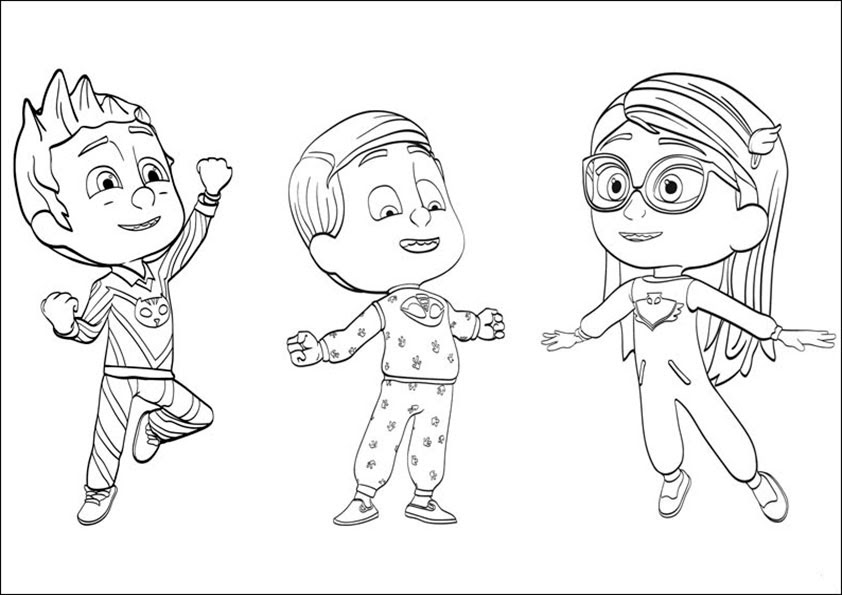 Pj Masks 12 Malvorlagen Kostenlos