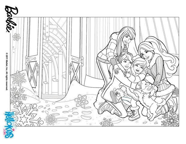 Skipper Barbie Coloring Pages