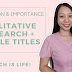 Senior High Qualitative Research Title Examples For Students / Research Topics List For High School Students School Style - Mobile students are usually divided into two groups;