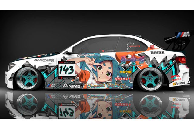 オリジナルグッズショップに発注したステッカーで 痛車 を自作する オリジナルグッズ製作業者を探せる つくる窓口