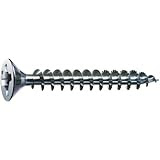 Spax 4101010350321 6-by-1-1/4 inch Flat Head Construction Screw, Zinc, 35-Pack