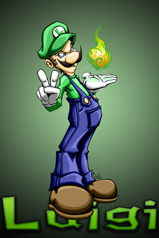 luigi wallpaper. iPhone wallpaper - luigi