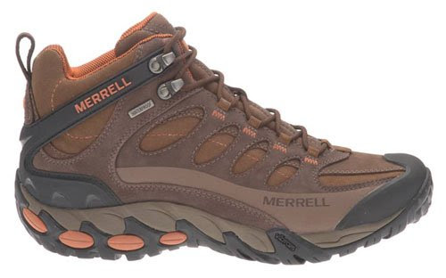 Men's Merrell Refuge Core Mid Waterproof in Cofee Bean (10.5, Coffee Bean)
