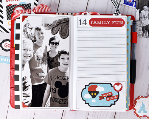 "Wish Upon A Star" Disney themed Traveler's Notebook by Wendy Sue Anderson for #EchoParkPaper