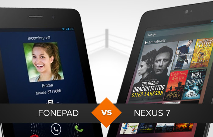 Nexus e FonePad: briga boa no mercado de tablets de sete polegadas (Foto: Divulgação)