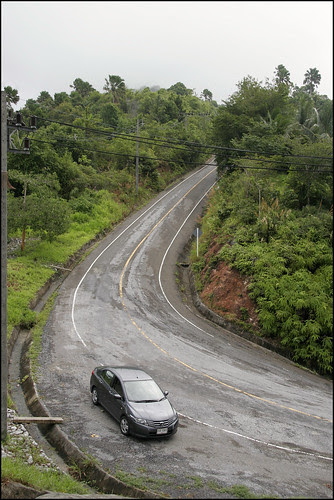  I thought Radar Hill was the highest indicate inwards Phuket  Bangkok Thailand Map; Radar Hill - Highest Road inwards Phuket