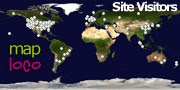 Locations of Site Visitors
