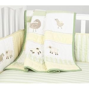 Childrens Nursery Bedding on Amazon Com  Pottery Barn Kids Cottontail Friends Nursery Bedding  Baby
