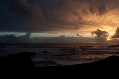 Sunset over Big Sur
